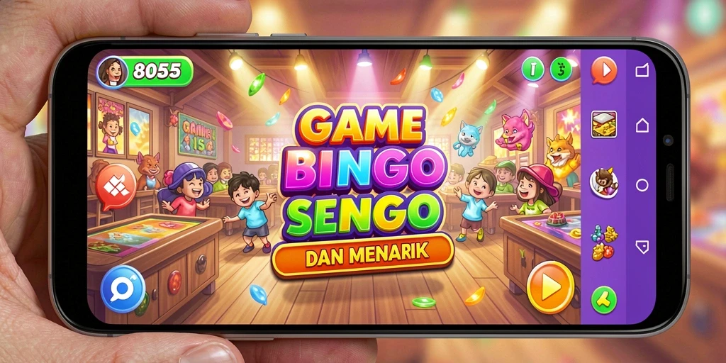 Tampilan gameplay Bingo yang menarik dan interaktif.