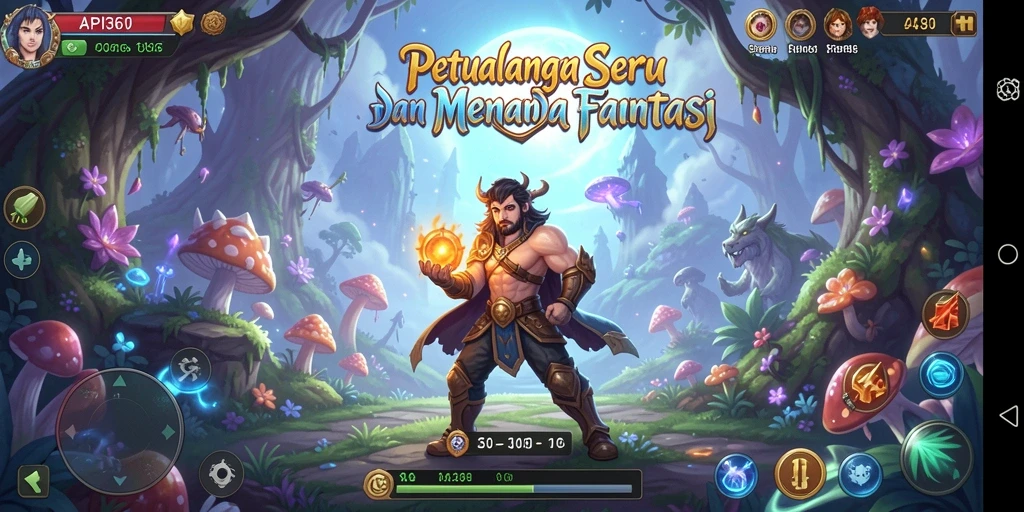 Screenshot utama API36 menampilkan gameplay petualangan yang seru dan penuh tantangan.