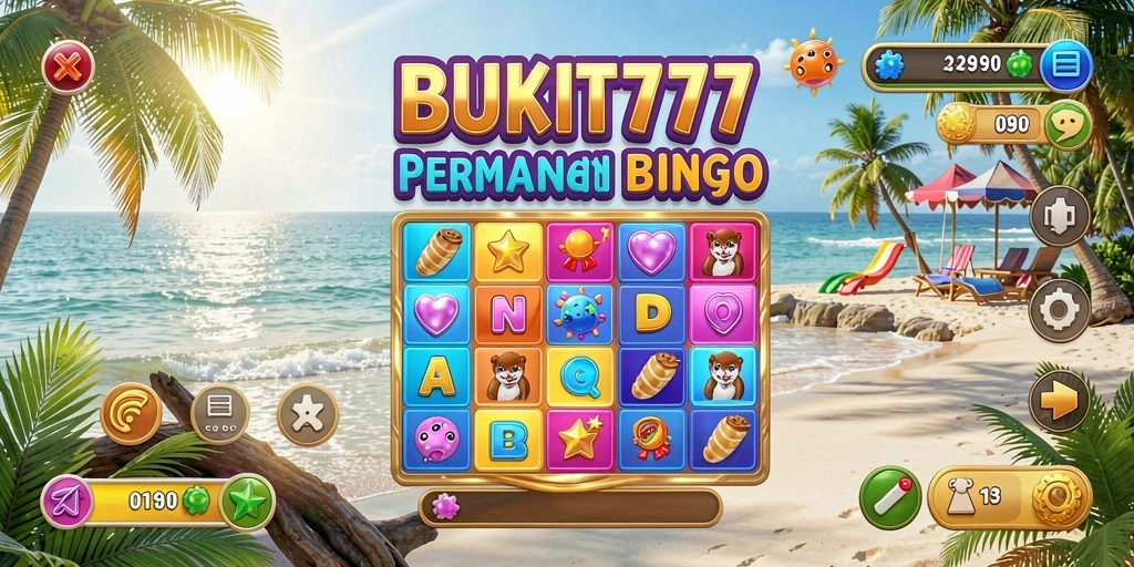 Tampilan gameplay menarik dari BUKIT777 di layar ponsel.