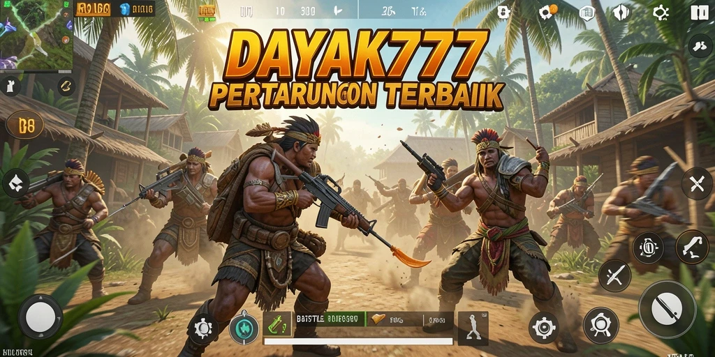 Gameplay seru dan menegangkan dalam <strong>DAYAK777</strong> Battle Royale.