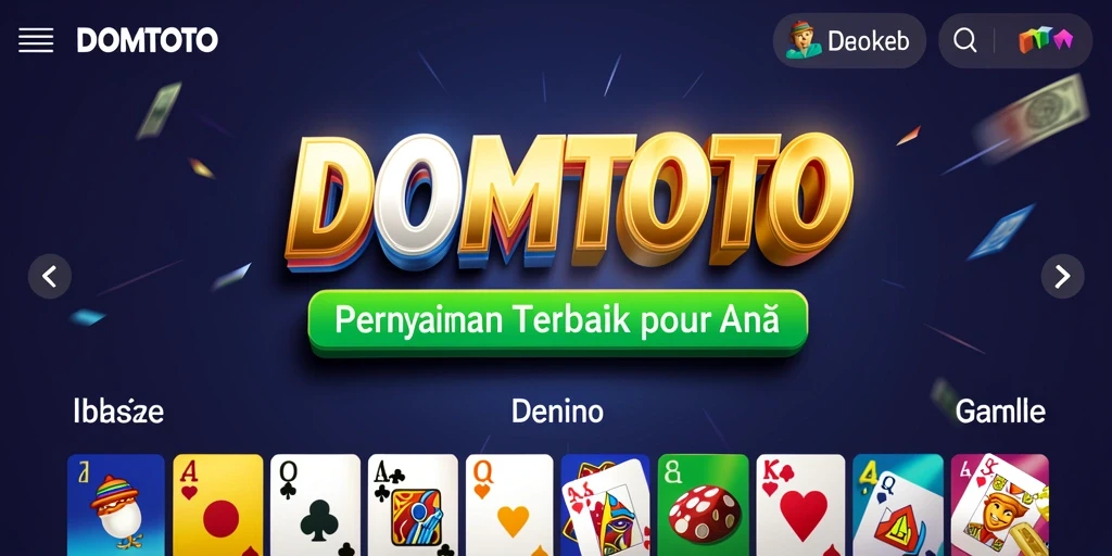 Tampilan gameplay menarik dan interaksi seru di DOMTOTO.