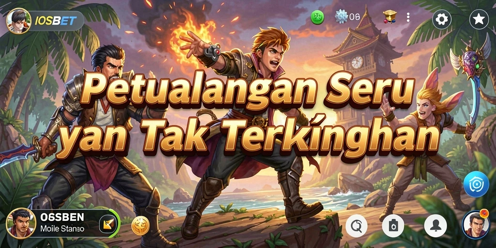 Tangkapan layar <strong>IOSBET</strong> yang menunjukkan aksi seru dalam petualangan.