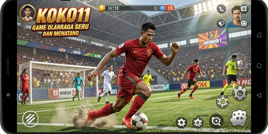 Tampilan gameplay KOKO11 yang dinamis dan mengesankan.