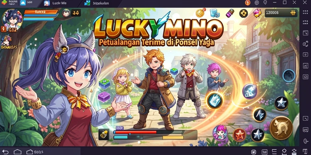 Menampilkan aksi dan karakter menarik dalam gaya anime.