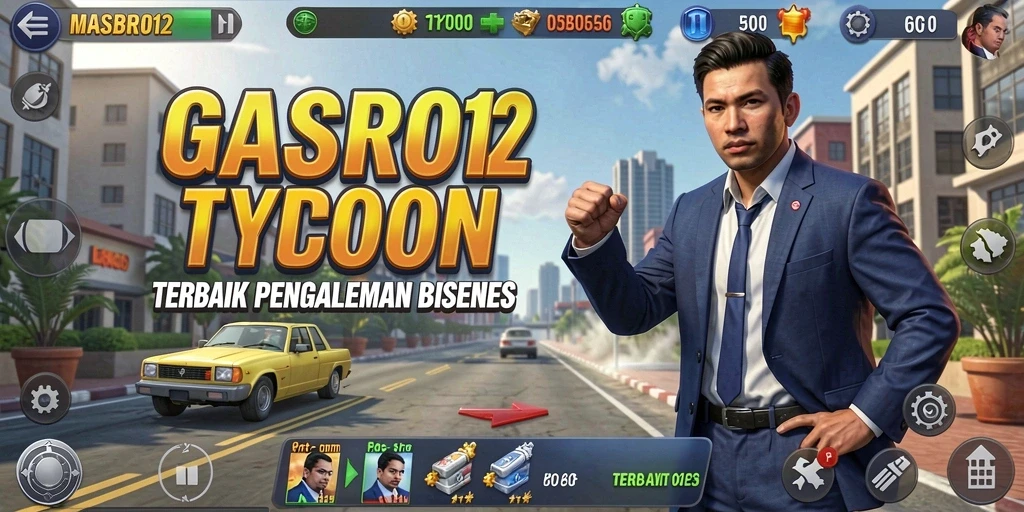 Tangkapan layar utama dari gameplay Tycoon yang menarik.