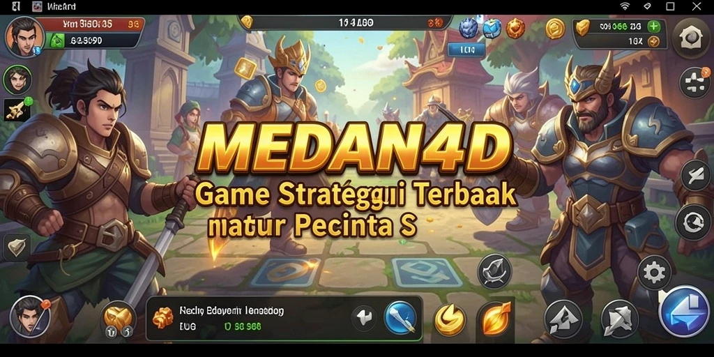 Screenshot MEDAN4D menampilkan aksi strategis dan grafis yang menawan.