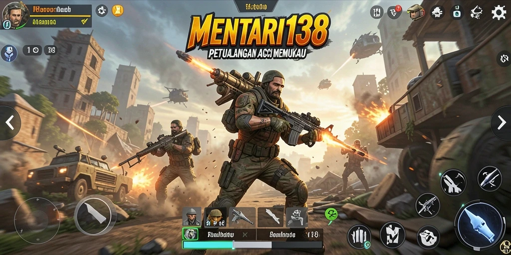 Tampilan menegangkan dari gameplay MENTARI138 dengan aksi yang intens.