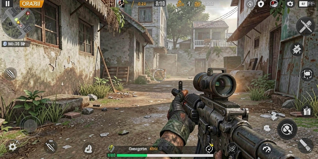 Tampilan gameplay intens di ORA78 dengan aksi seru dan grafis menawan.