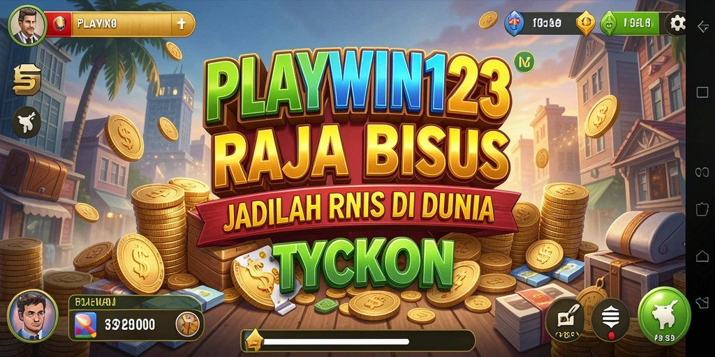 Tampilan gameplay menarik dari PLAYWIN123 yang menampilkan strategi bisnis.