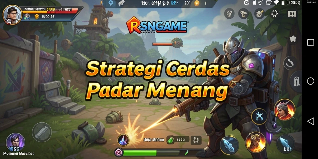 Tangkapan layar gameplay RSNGAME yang intens dan strategis.