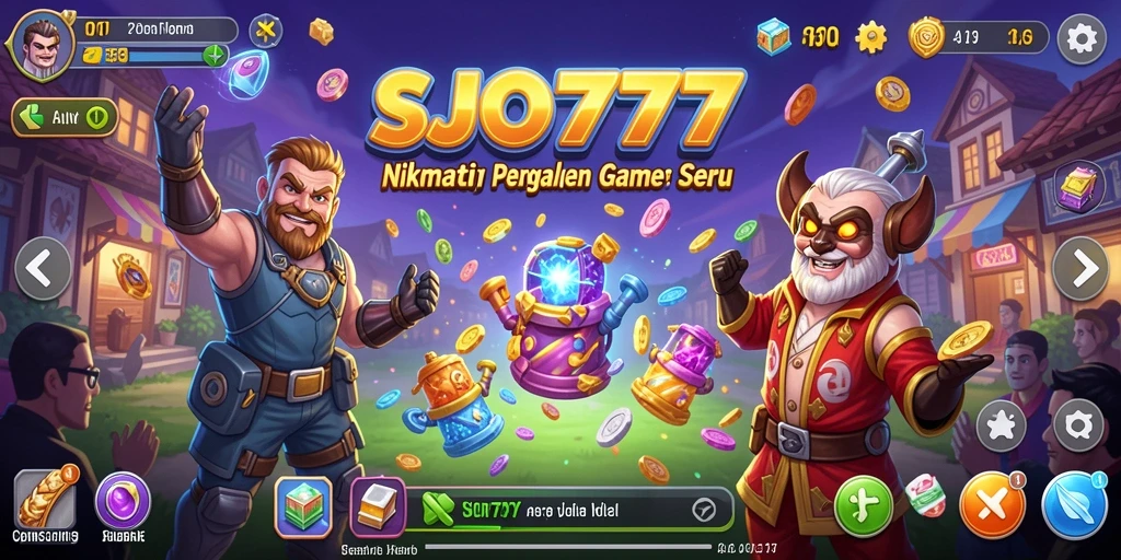 Screenshot utama SJO777 menampilkan gameplay seru dan mengasyikkan.