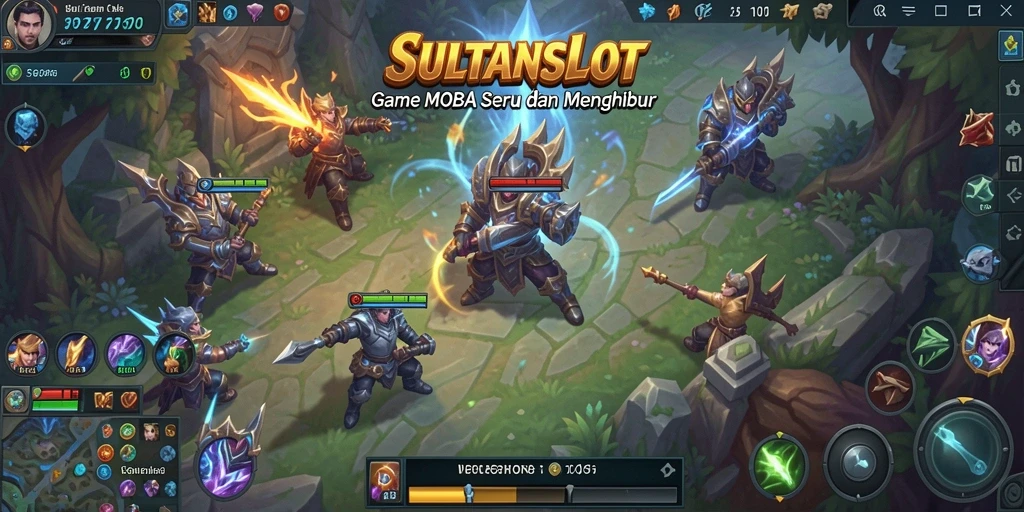 Gameplay SULTANSLOT yang mendebarkan dalam aksi pertempuran.