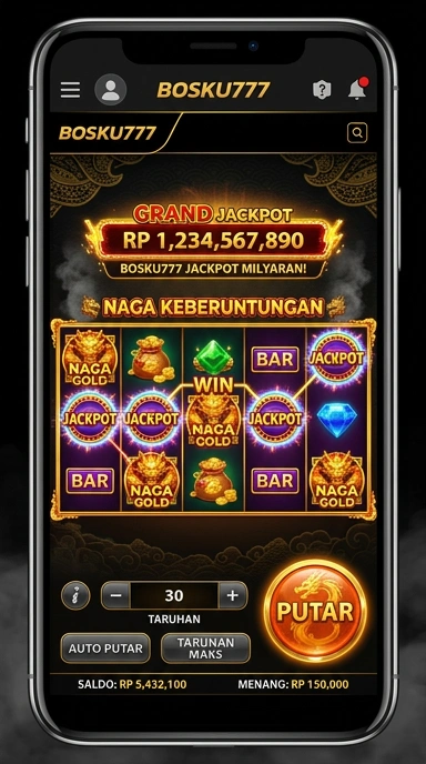 Tampilan antarmuka bosku777 yang sederhana dan menarik.